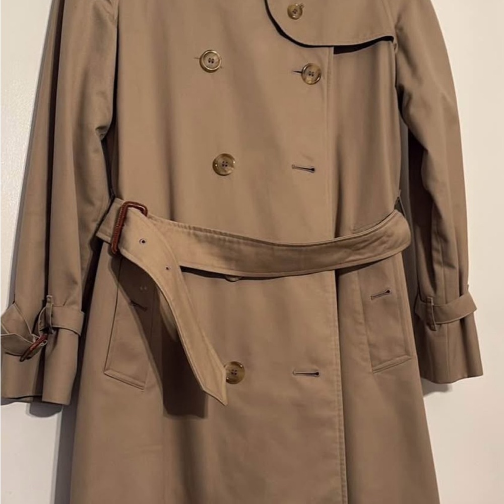 Burberry Tan Trench Coat